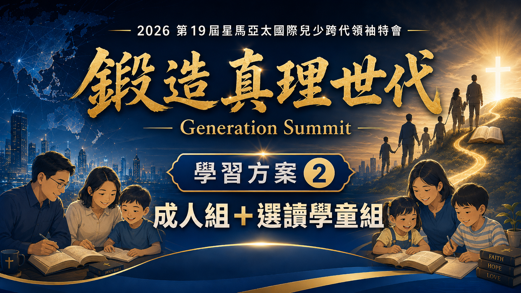 第19屆星馬亞太兒少跨代特會｜會前學程｜ 成人組+選讀學童組